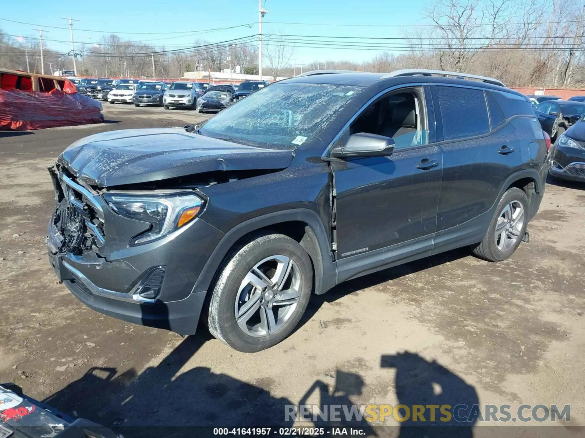 2 Photograph of a damaged car 3GKALVEV8LL243418 GMC TERRAIN 2020