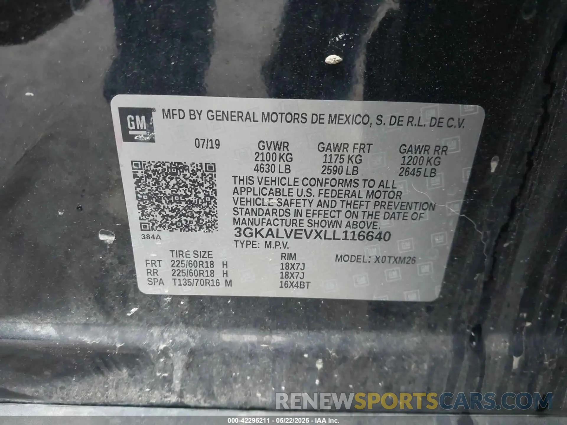9 Фотография поврежденного автомобиля 3GKALVEVXLL116640 GMC TERRAIN 2020