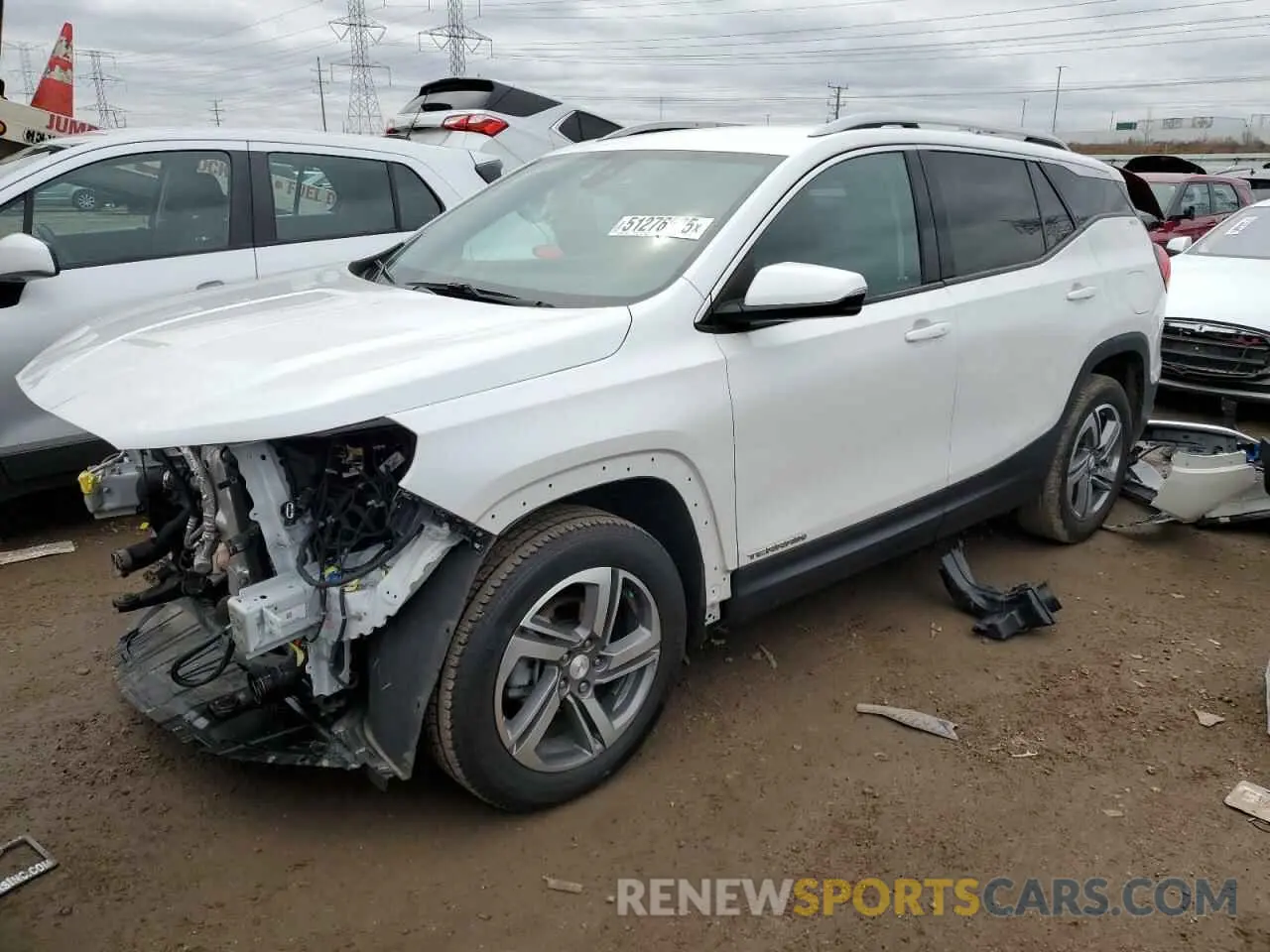 1 Photograph of a damaged car 3GKALVEVXLL184050 GMC TERRAIN 2020