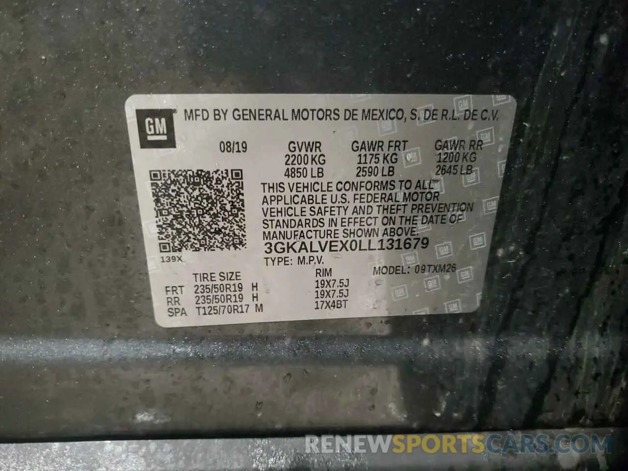 13 Фотография поврежденного автомобиля 3GKALVEX0LL131679 GMC TERRAIN 2020