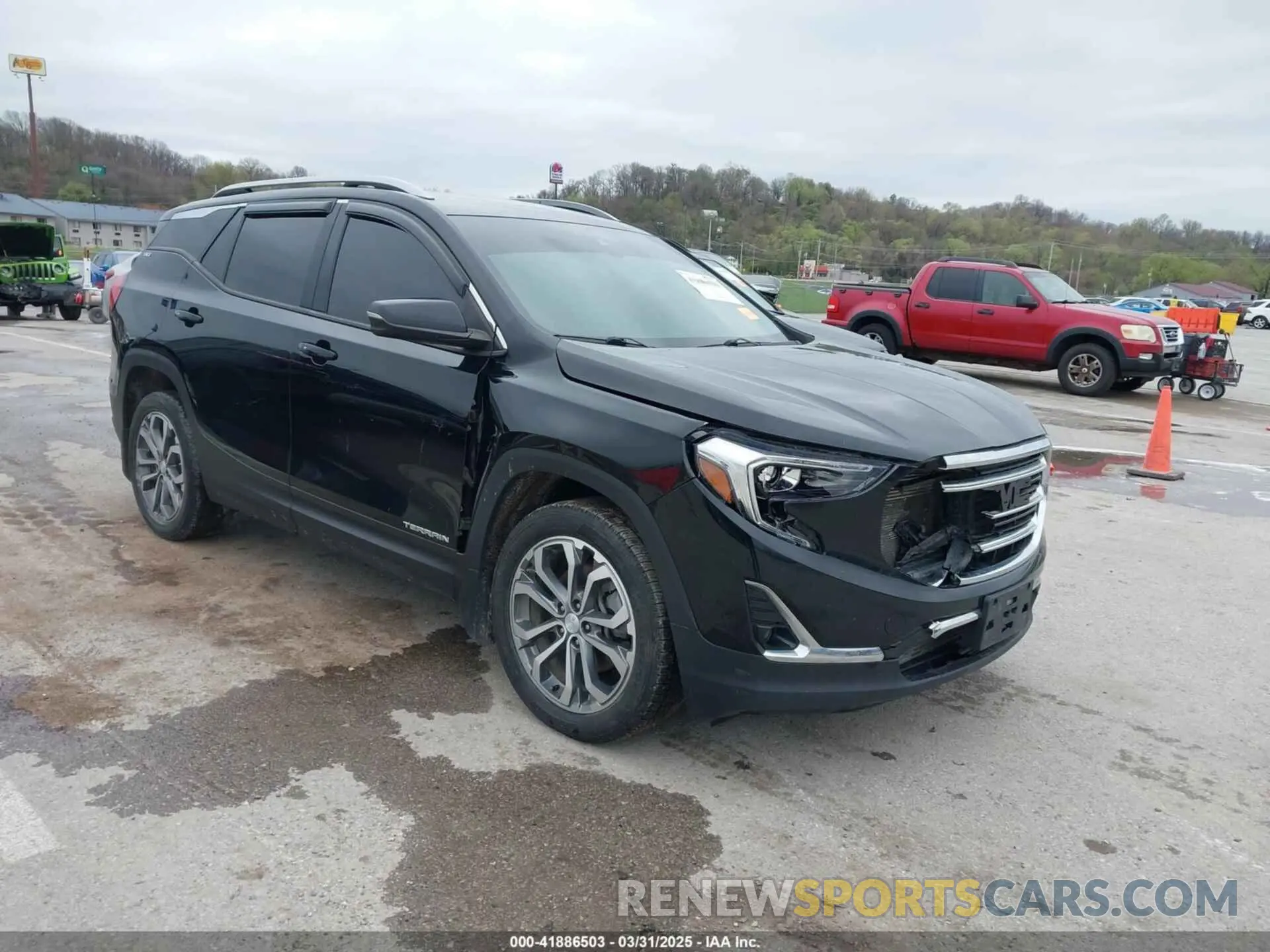 1 Photograph of a damaged car 3GKALVEX1LL300155 GMC TERRAIN 2020