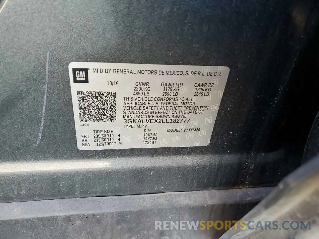 12 Photograph of a damaged car 3GKALVEX2LL182777 GMC TERRAIN 2020