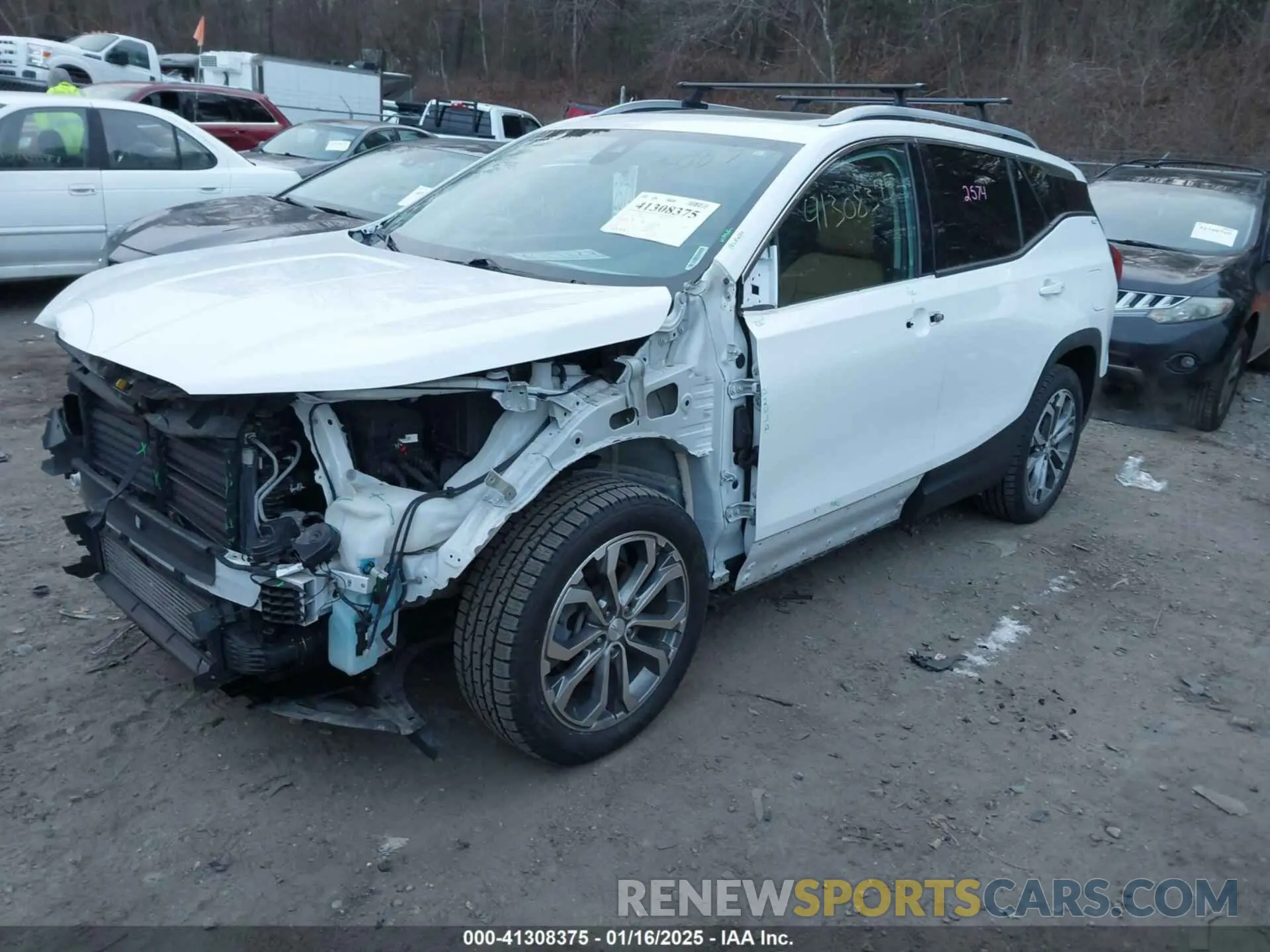 2 Photograph of a damaged car 3GKALVEX3LL158939 GMC TERRAIN 2020
