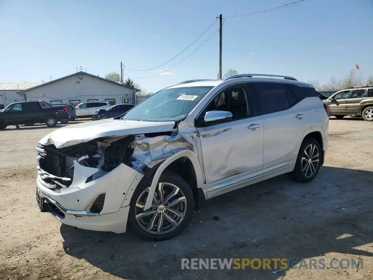 1 Photograph of a damaged car 3GKALXEX1LL327349 GMC TERRAIN 2020