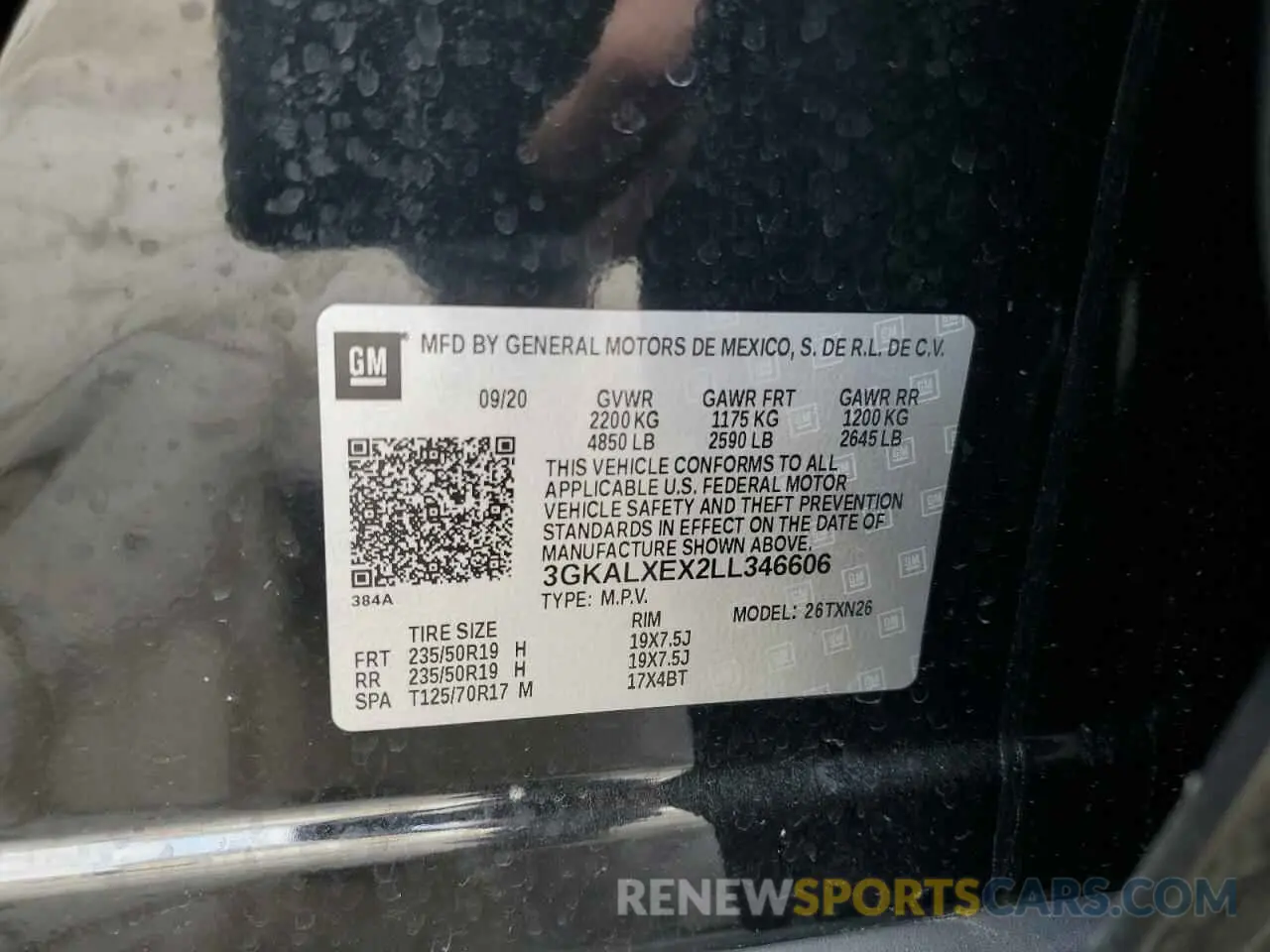 13 Фотография поврежденного автомобиля 3GKALXEX2LL346606 GMC TERRAIN 2020