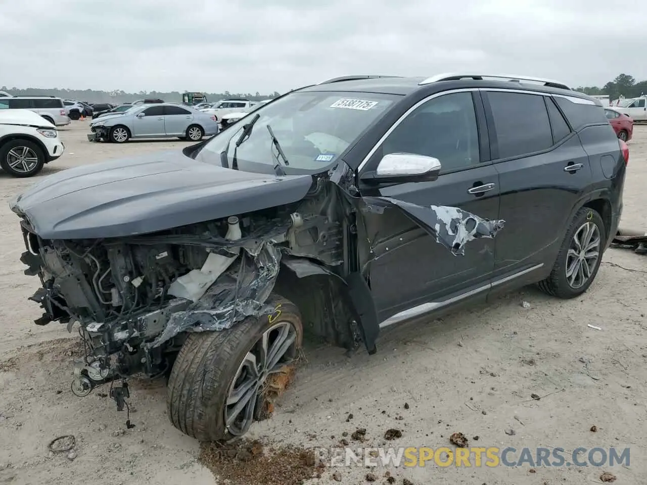 1 Photograph of a damaged car 3GKALXEX3LL279613 GMC TERRAIN 2020