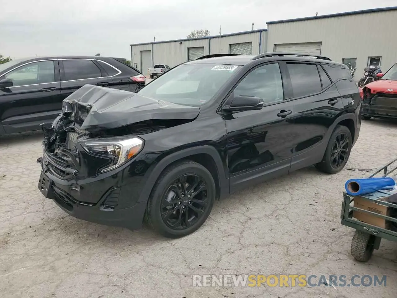1 Фотография поврежденного автомобиля 3GKALMEV1ML391745 GMC TERRAIN 2021