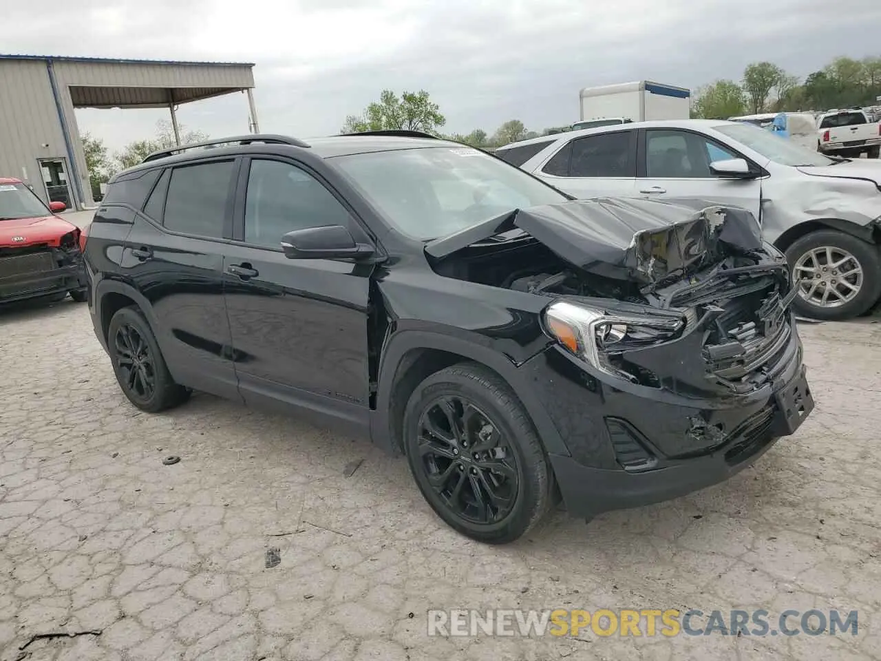 4 Фотография поврежденного автомобиля 3GKALMEV1ML391745 GMC TERRAIN 2021