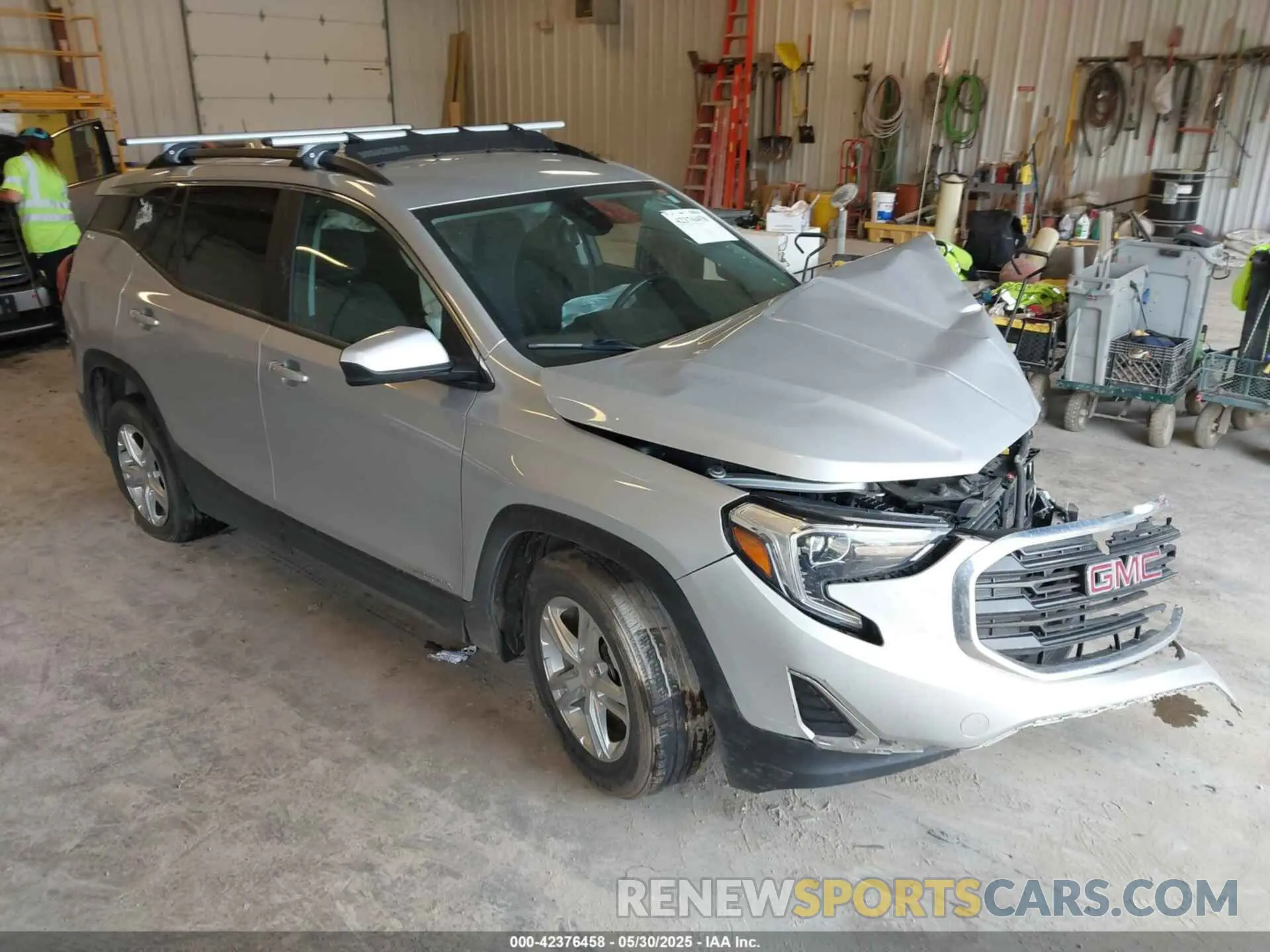 1 Photograph of a damaged car 3GKALMEV2ML303141 GMC TERRAIN 2021