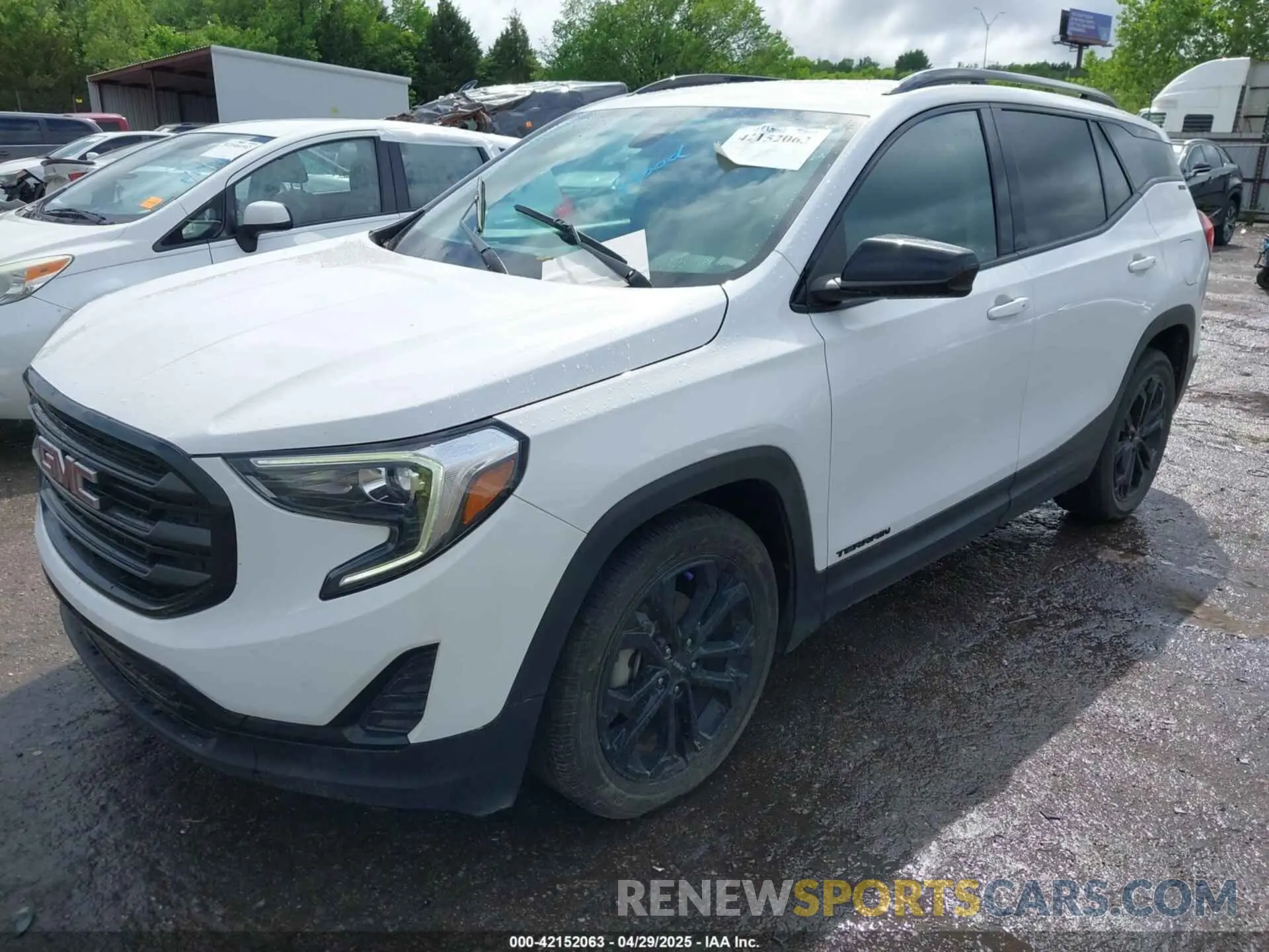 2 Фотография поврежденного автомобиля 3GKALMEV2ML352839 GMC TERRAIN 2021