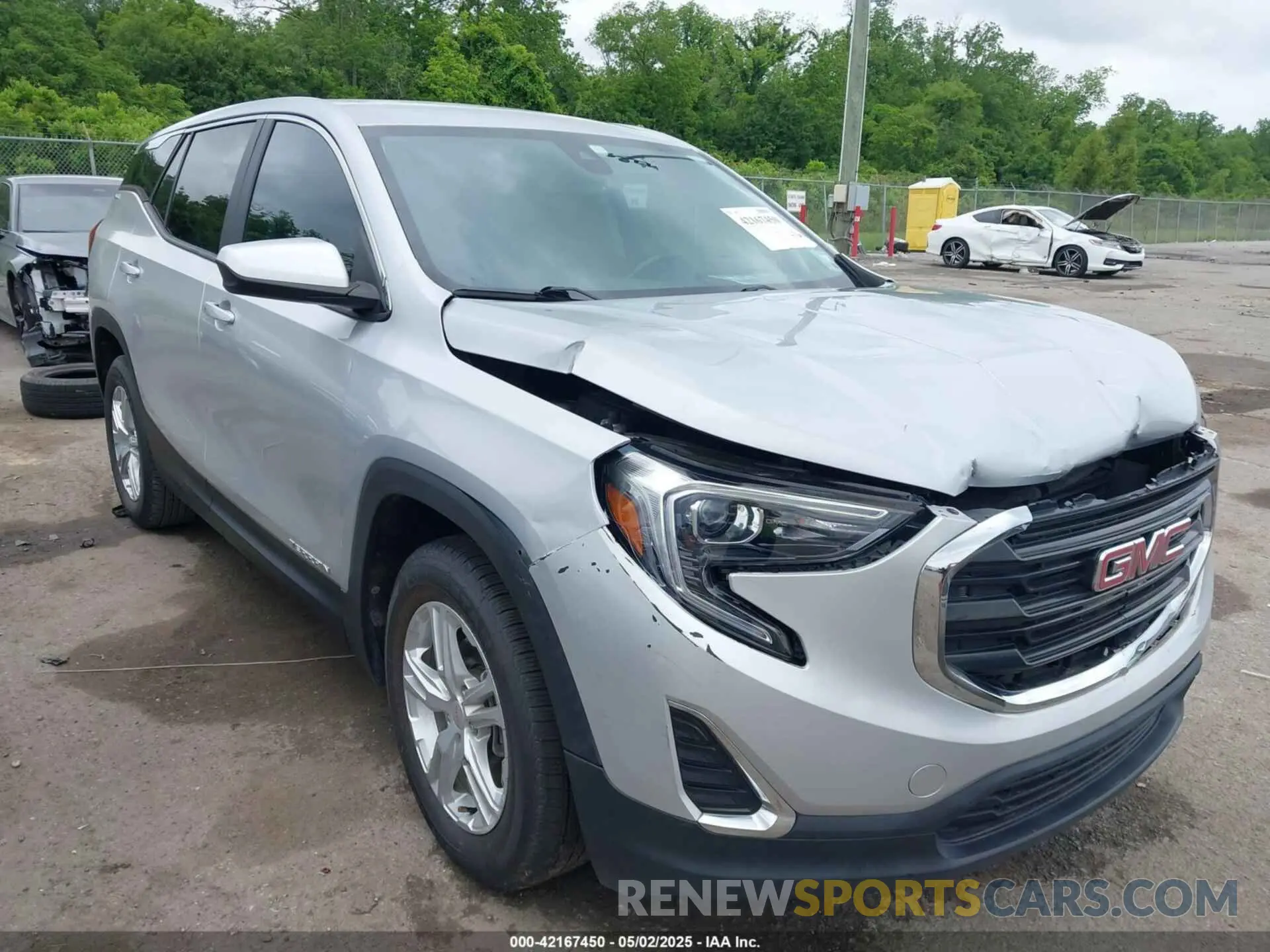 1 Photograph of a damaged car 3GKALMEV2ML363310 GMC TERRAIN 2021