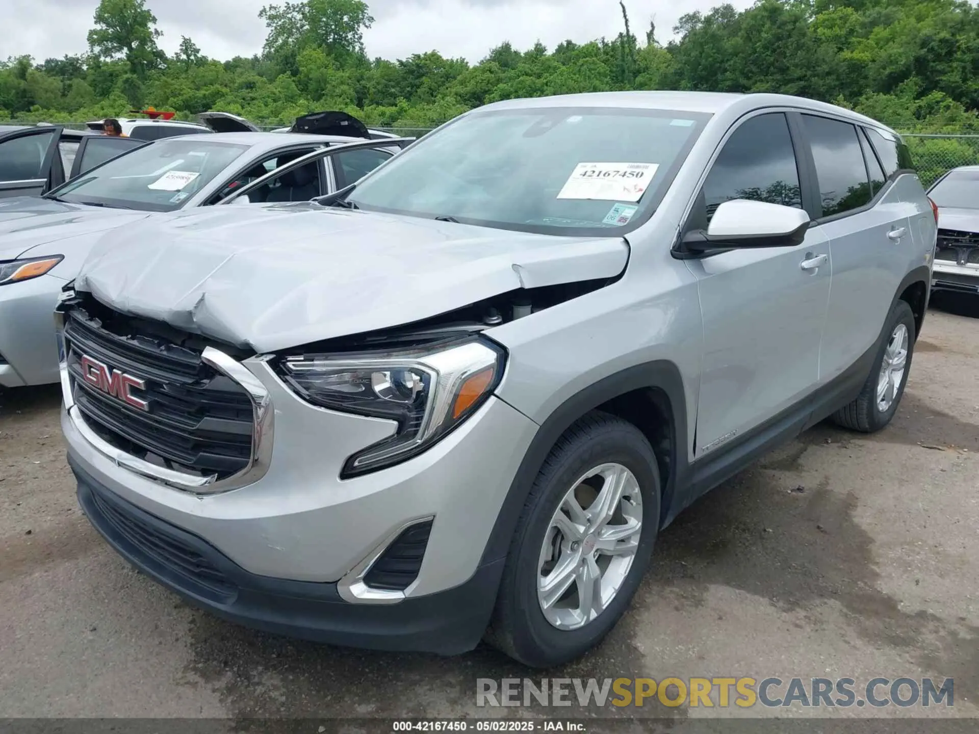2 Photograph of a damaged car 3GKALMEV2ML363310 GMC TERRAIN 2021