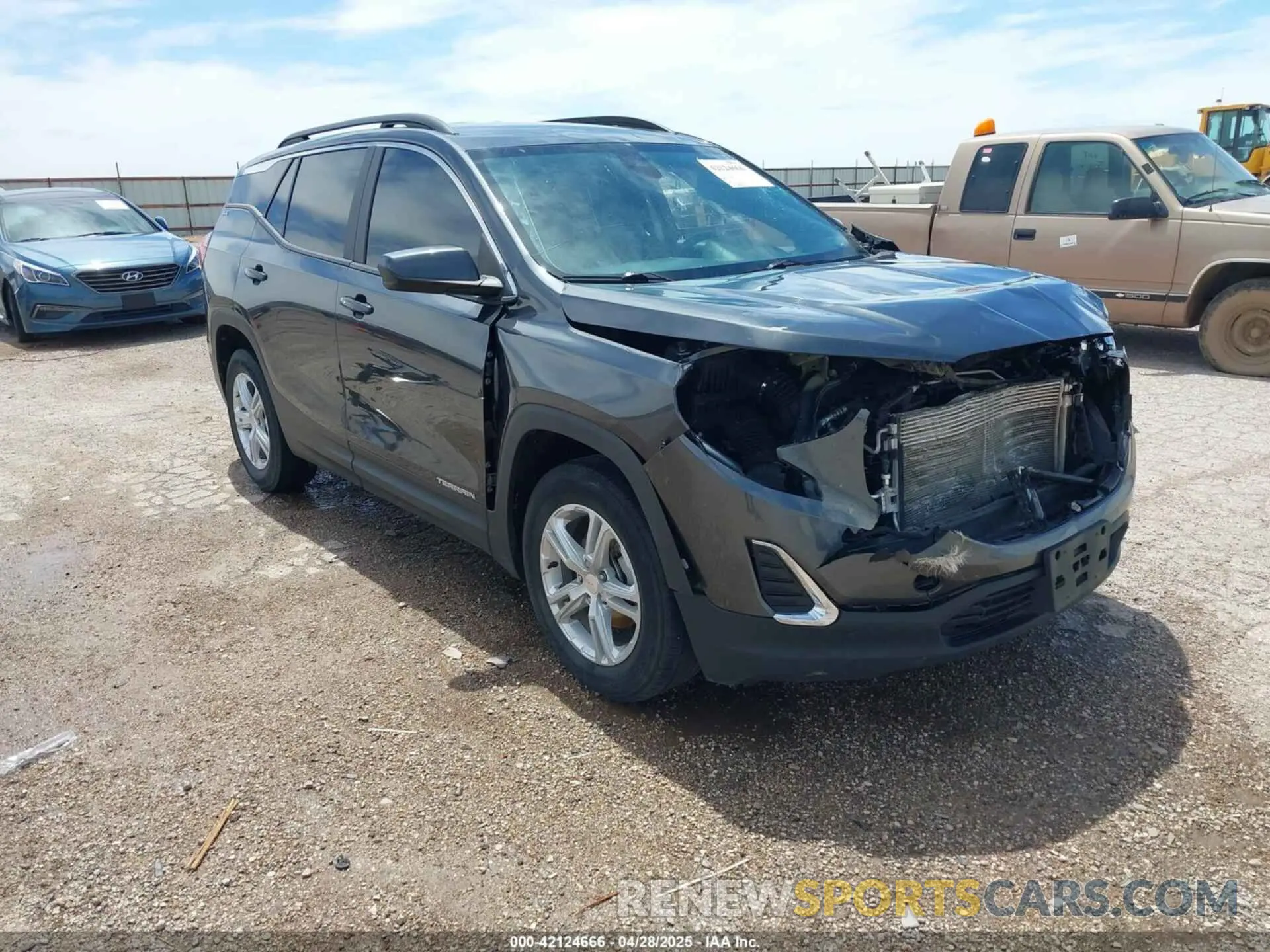 1 Фотография поврежденного автомобиля 3GKALMEV2ML384884 GMC TERRAIN 2021