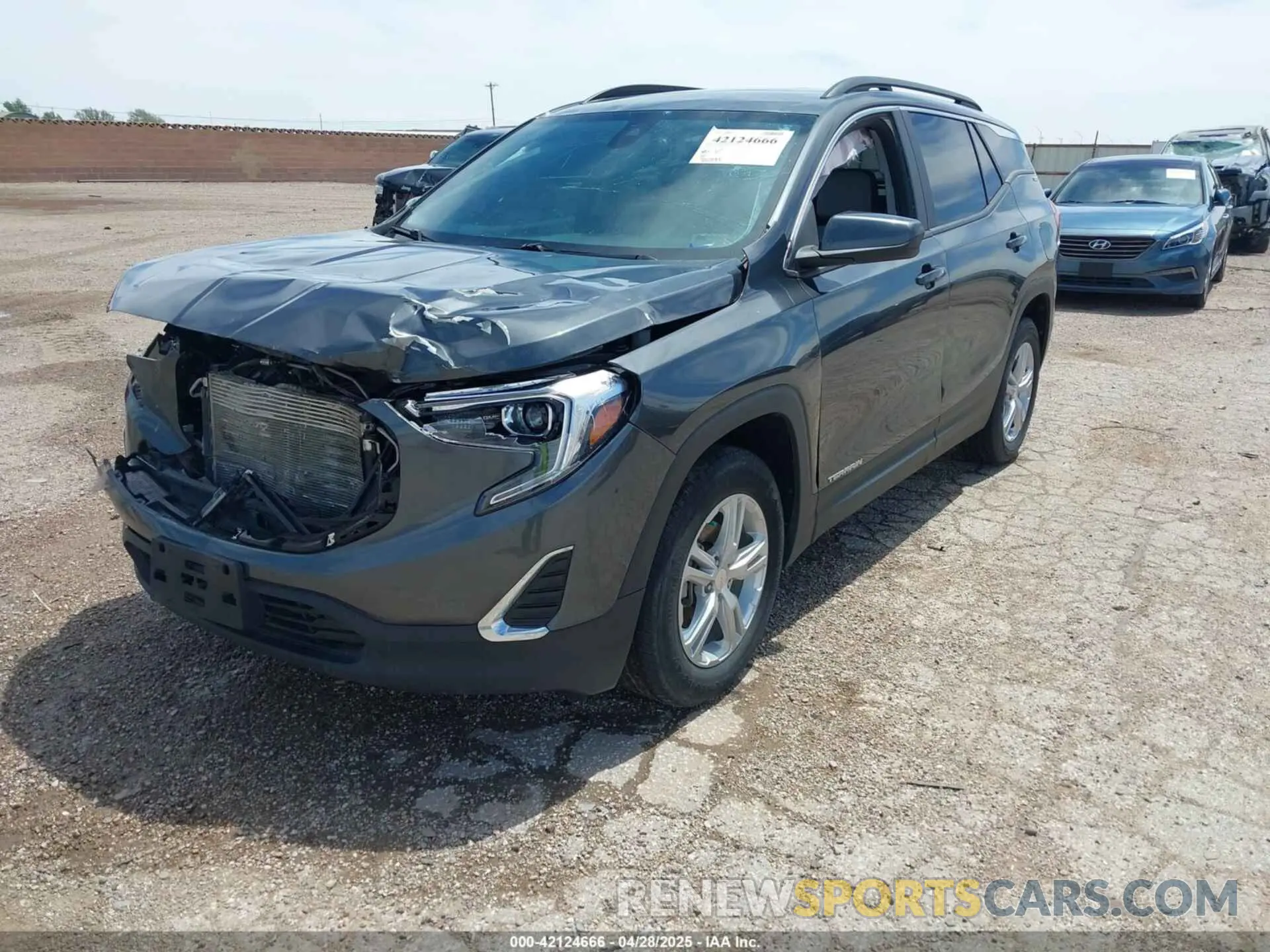2 Фотография поврежденного автомобиля 3GKALMEV2ML384884 GMC TERRAIN 2021