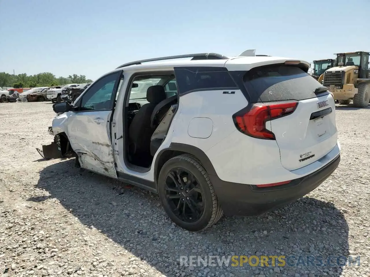 2 Photograph of a damaged car 3GKALMEV3ML400817 GMC TERRAIN 2021