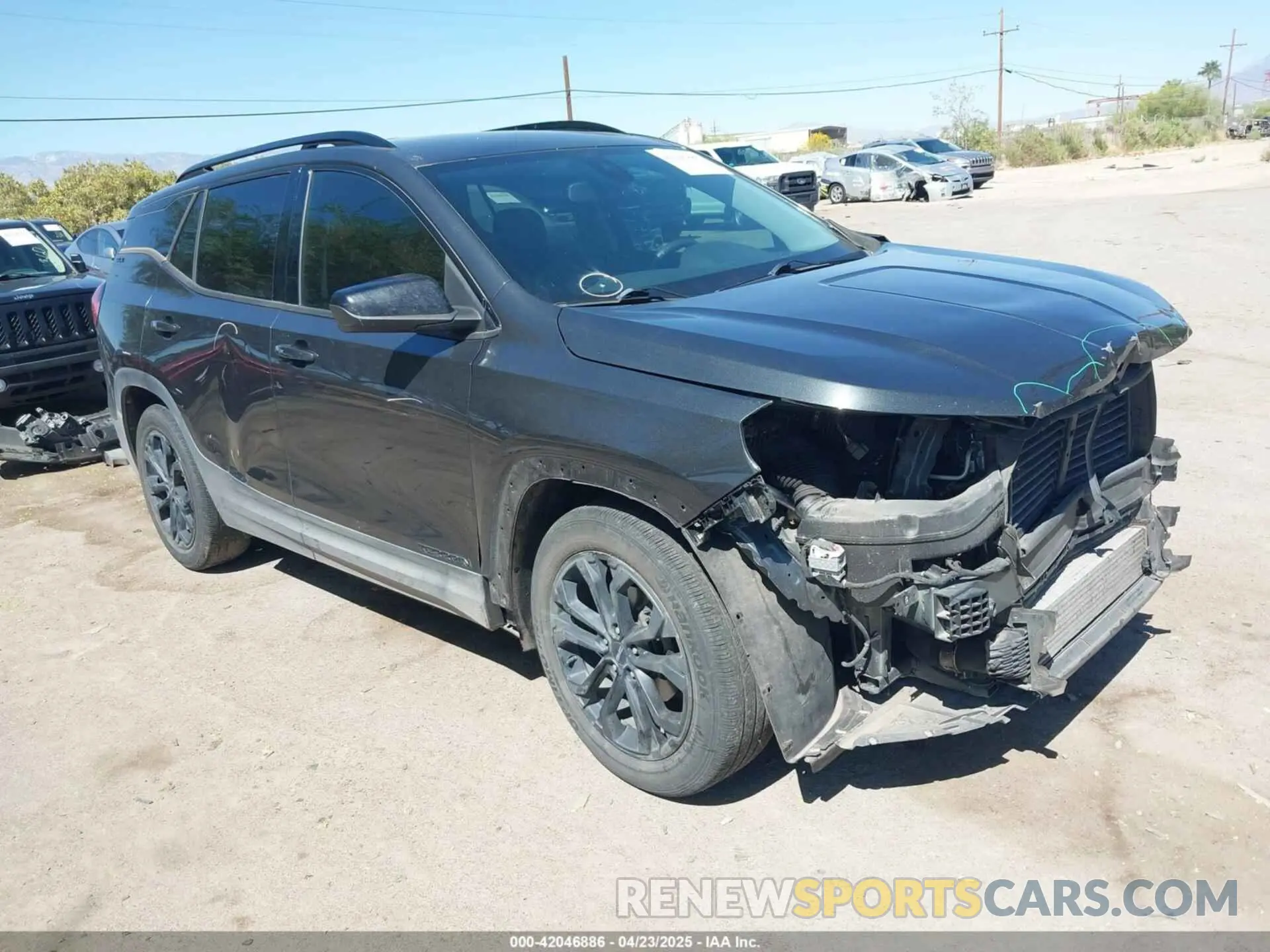 1 Photograph of a damaged car 3GKALMEV4ML340336 GMC TERRAIN 2021
