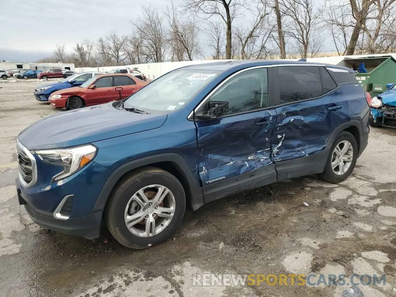 1 Photograph of a damaged car 3GKALMEV4ML367360 GMC TERRAIN 2021
