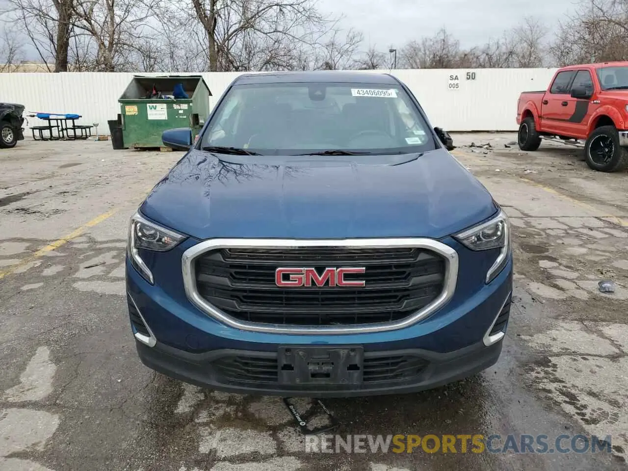5 Photograph of a damaged car 3GKALMEV4ML367360 GMC TERRAIN 2021