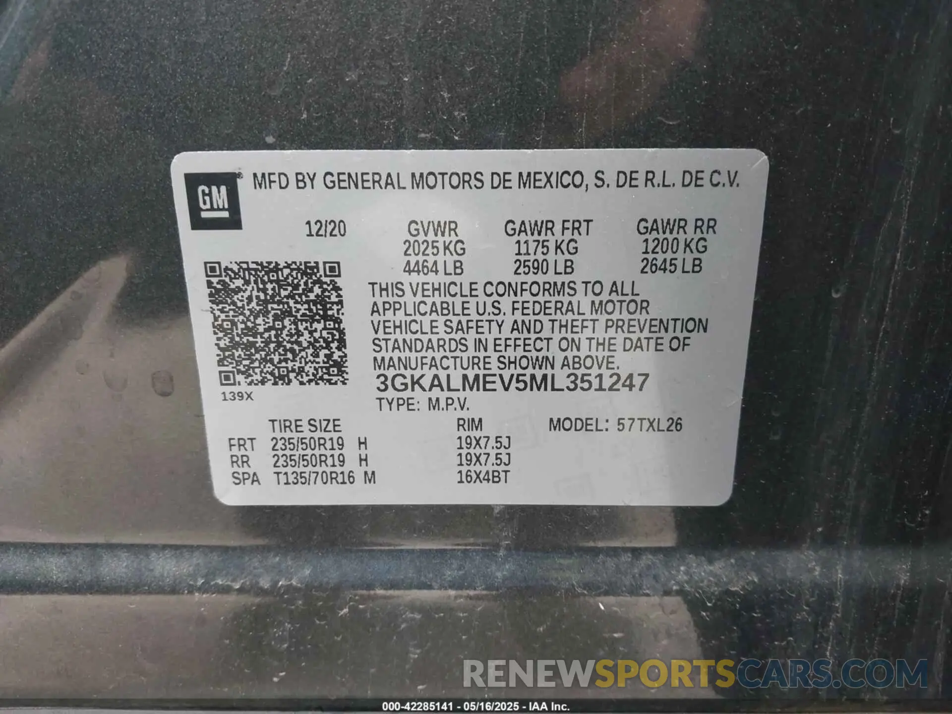 9 Фотография поврежденного автомобиля 3GKALMEV5ML351247 GMC TERRAIN 2021