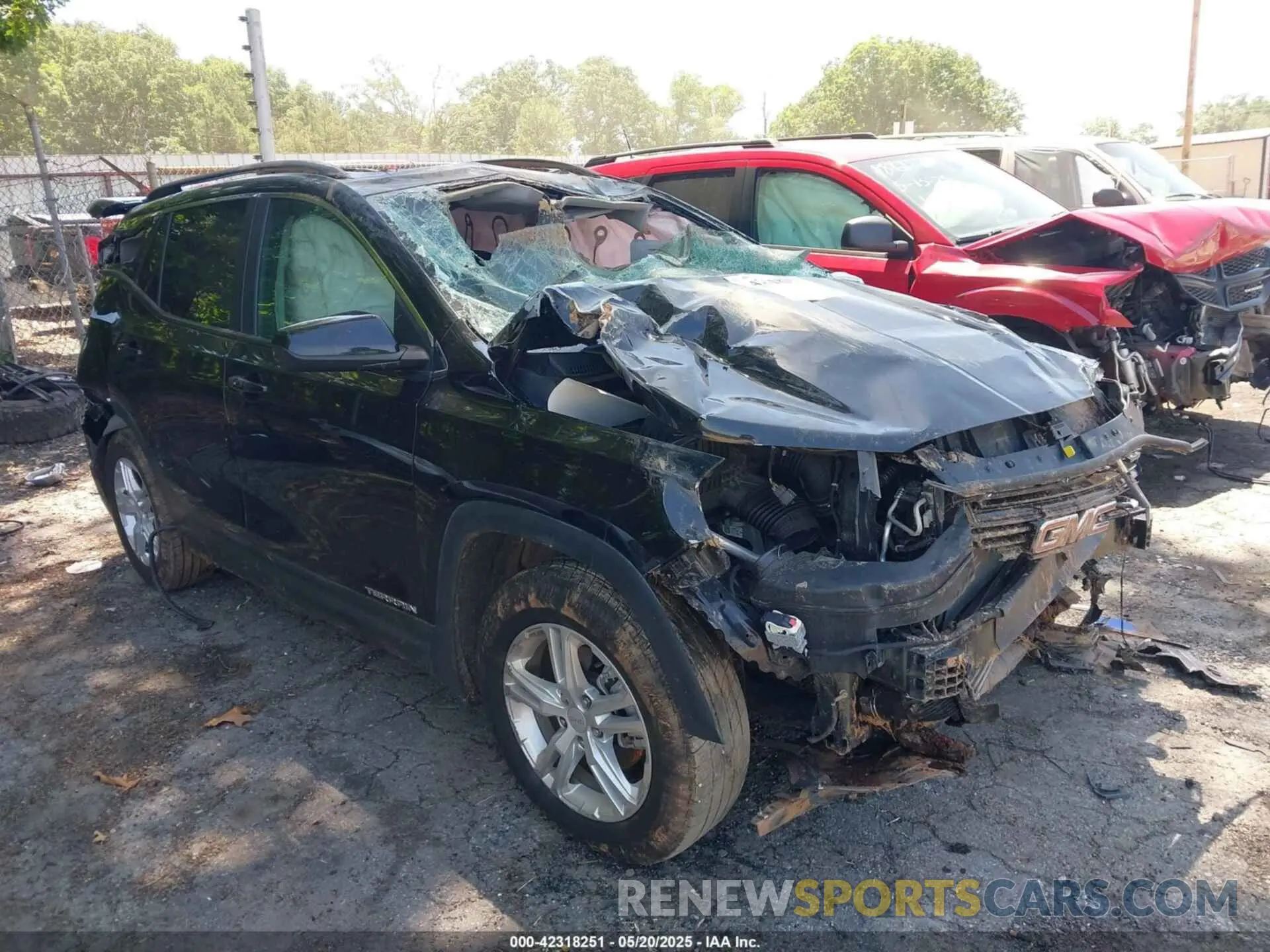 1 Photograph of a damaged car 3GKALMEV5ML397905 GMC TERRAIN 2021