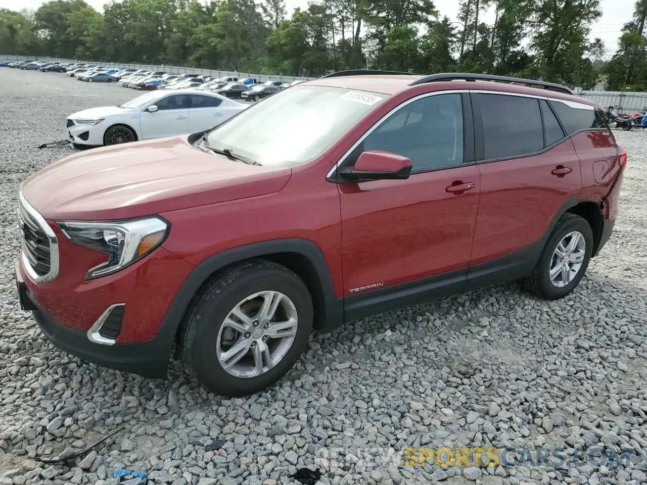 1 Photograph of a damaged car 3GKALMEV6ML339477 GMC TERRAIN 2021