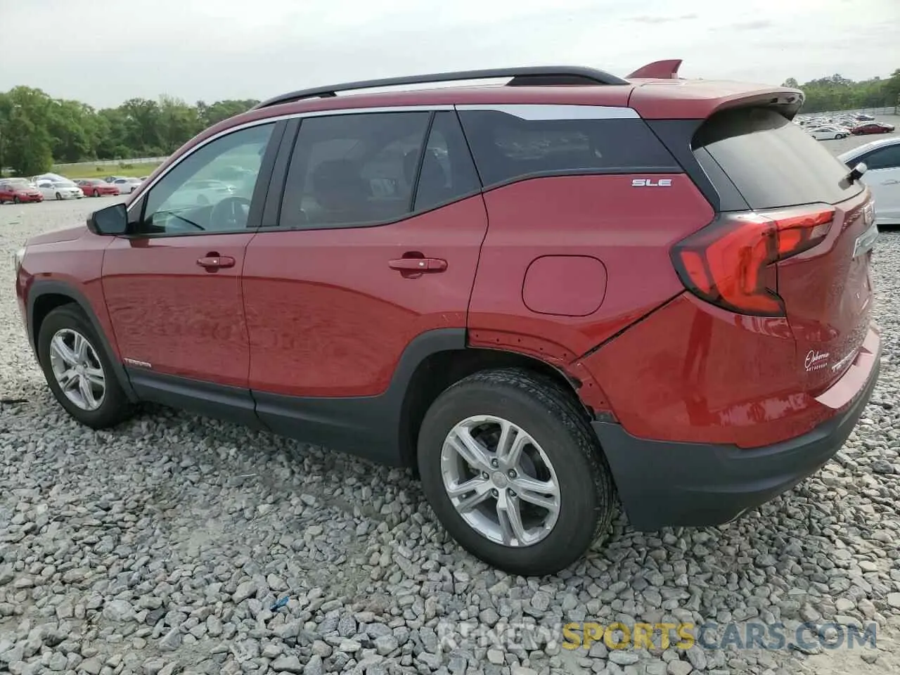 2 Photograph of a damaged car 3GKALMEV6ML339477 GMC TERRAIN 2021