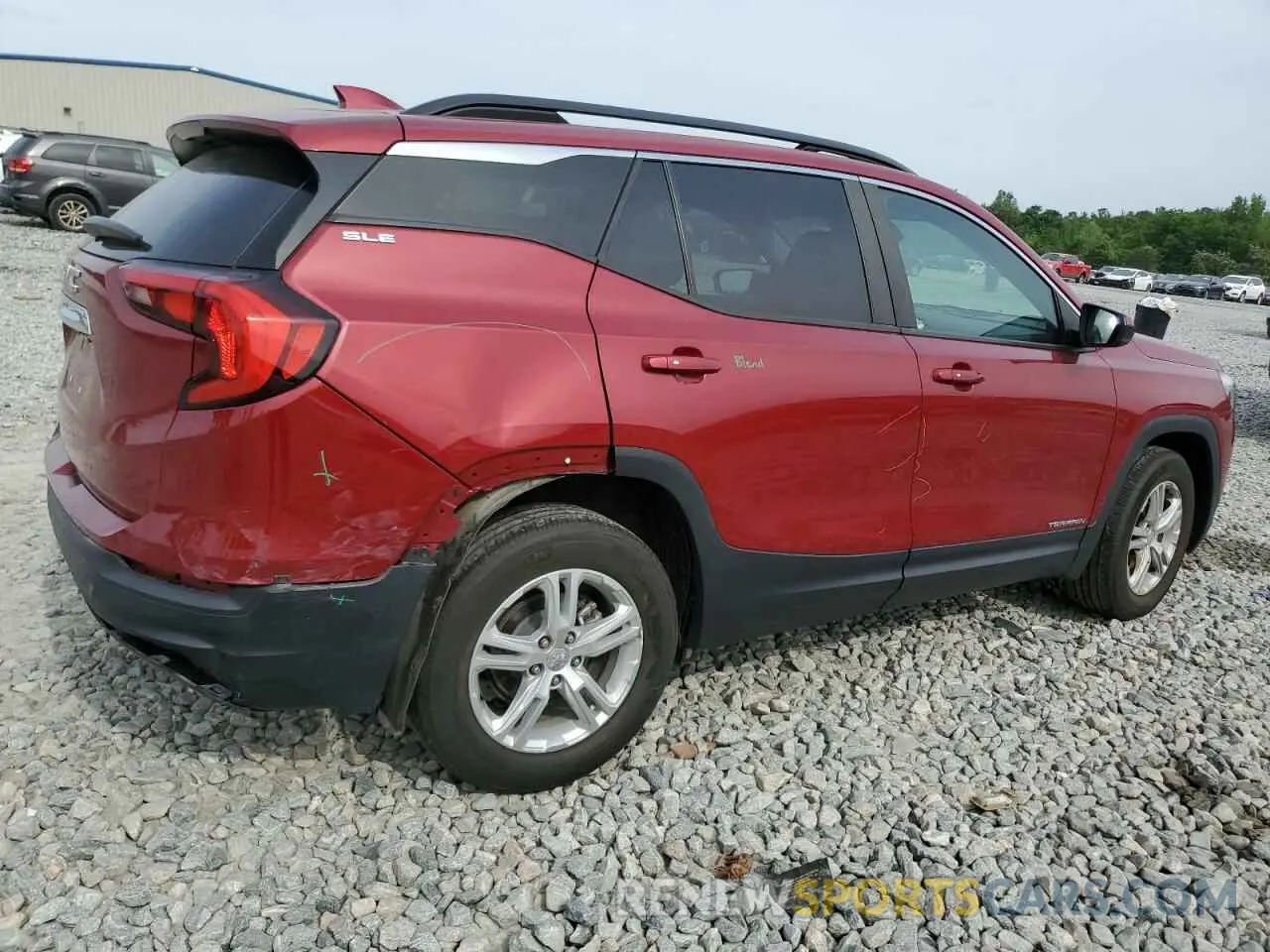 3 Photograph of a damaged car 3GKALMEV6ML339477 GMC TERRAIN 2021