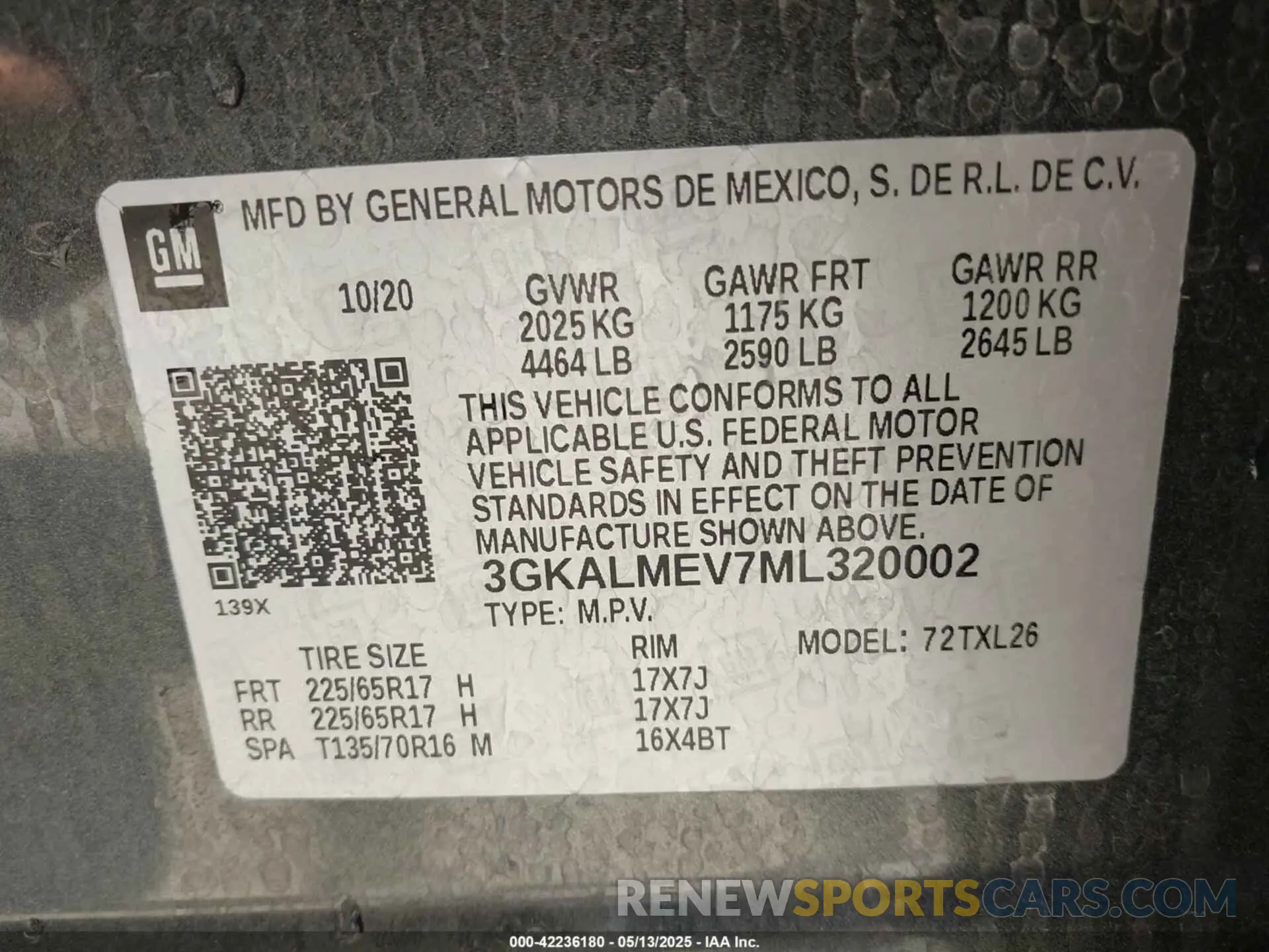 9 Фотография поврежденного автомобиля 3GKALMEV7ML320002 GMC TERRAIN 2021
