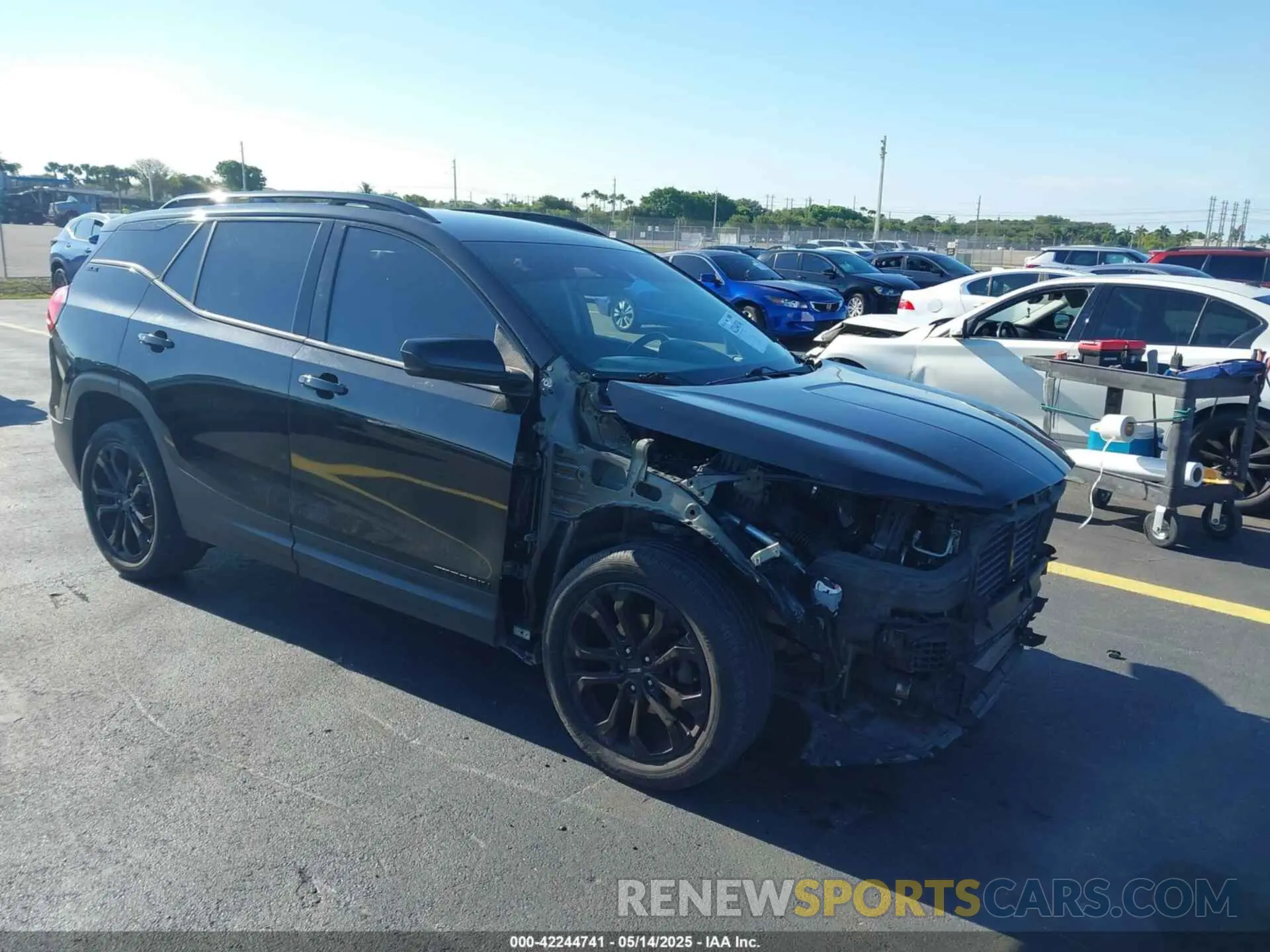 1 Photograph of a damaged car 3GKALMEV7ML320792 GMC TERRAIN 2021