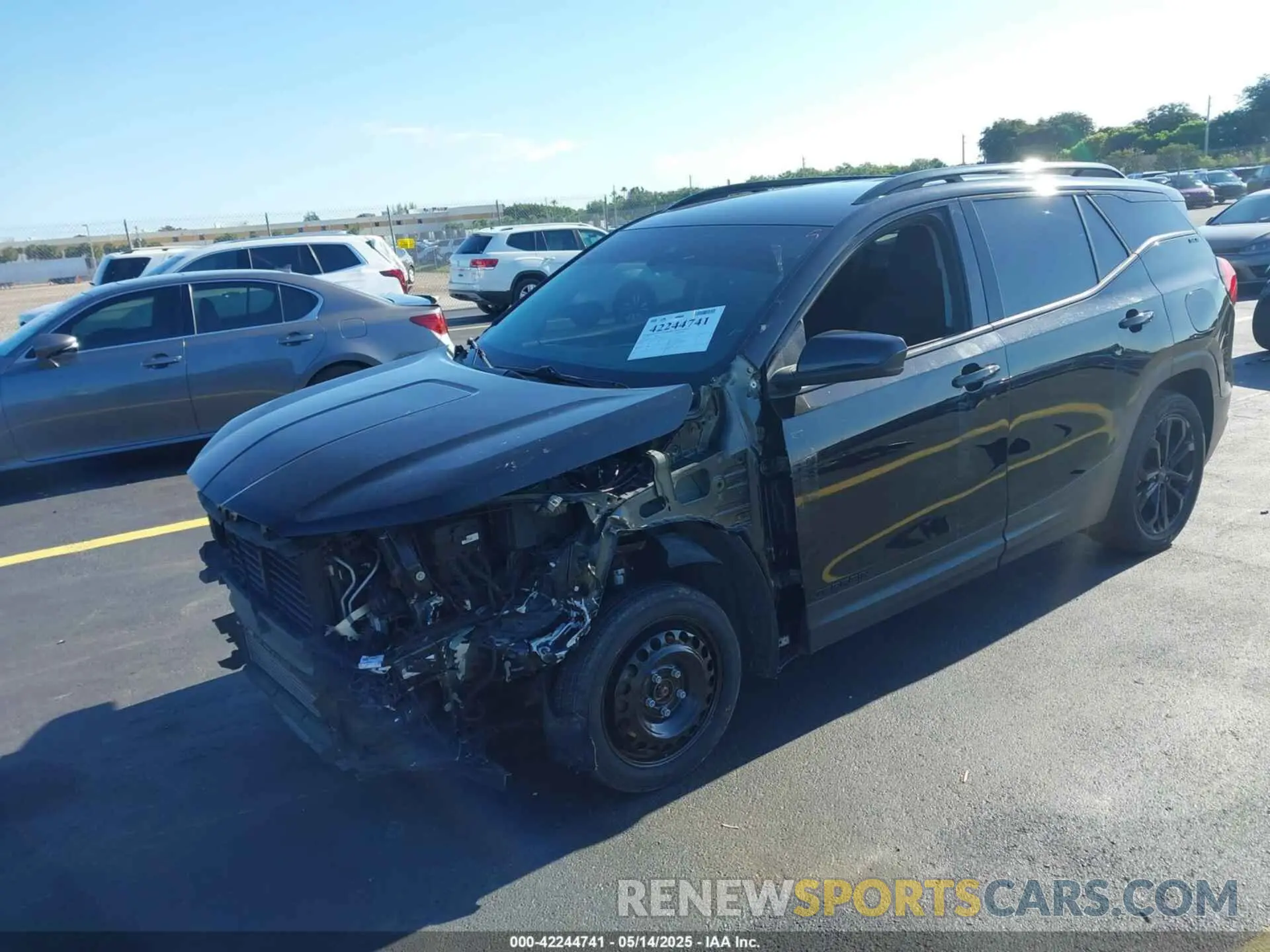 2 Photograph of a damaged car 3GKALMEV7ML320792 GMC TERRAIN 2021