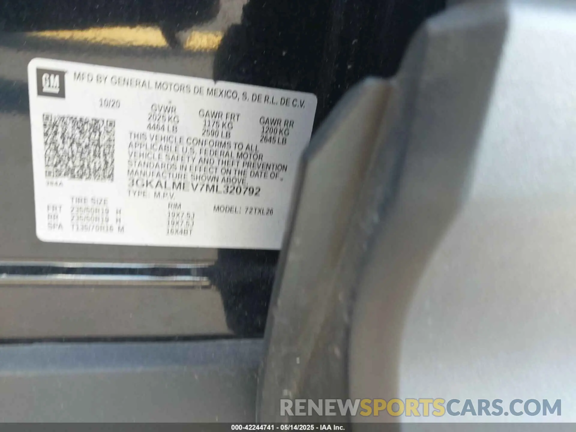 9 Photograph of a damaged car 3GKALMEV7ML320792 GMC TERRAIN 2021