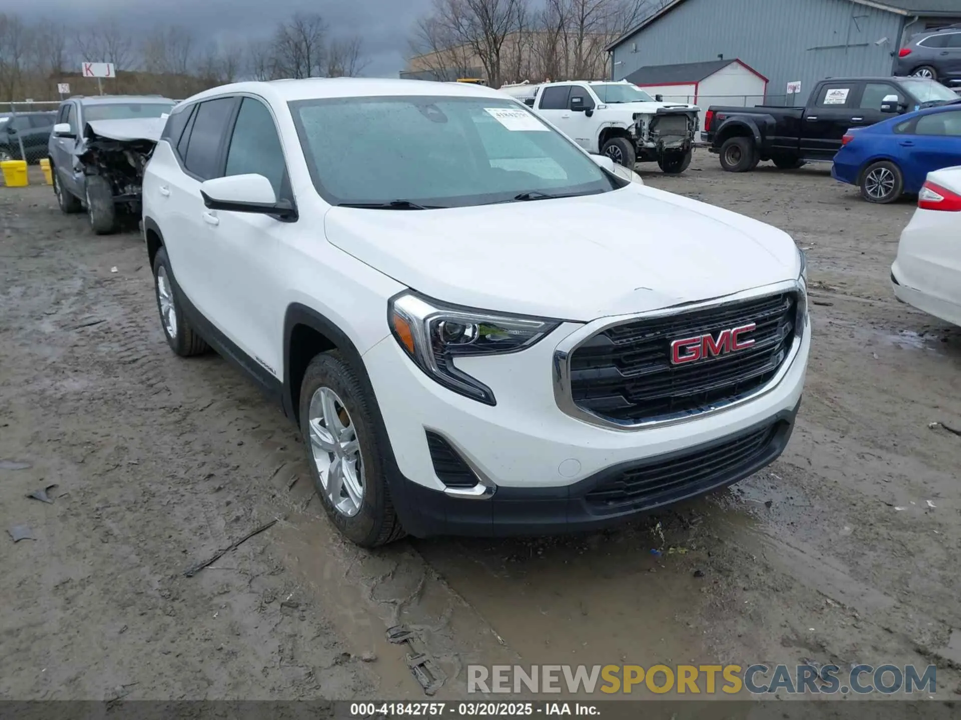 1 Photograph of a damaged car 3GKALMEV7ML337964 GMC TERRAIN 2021