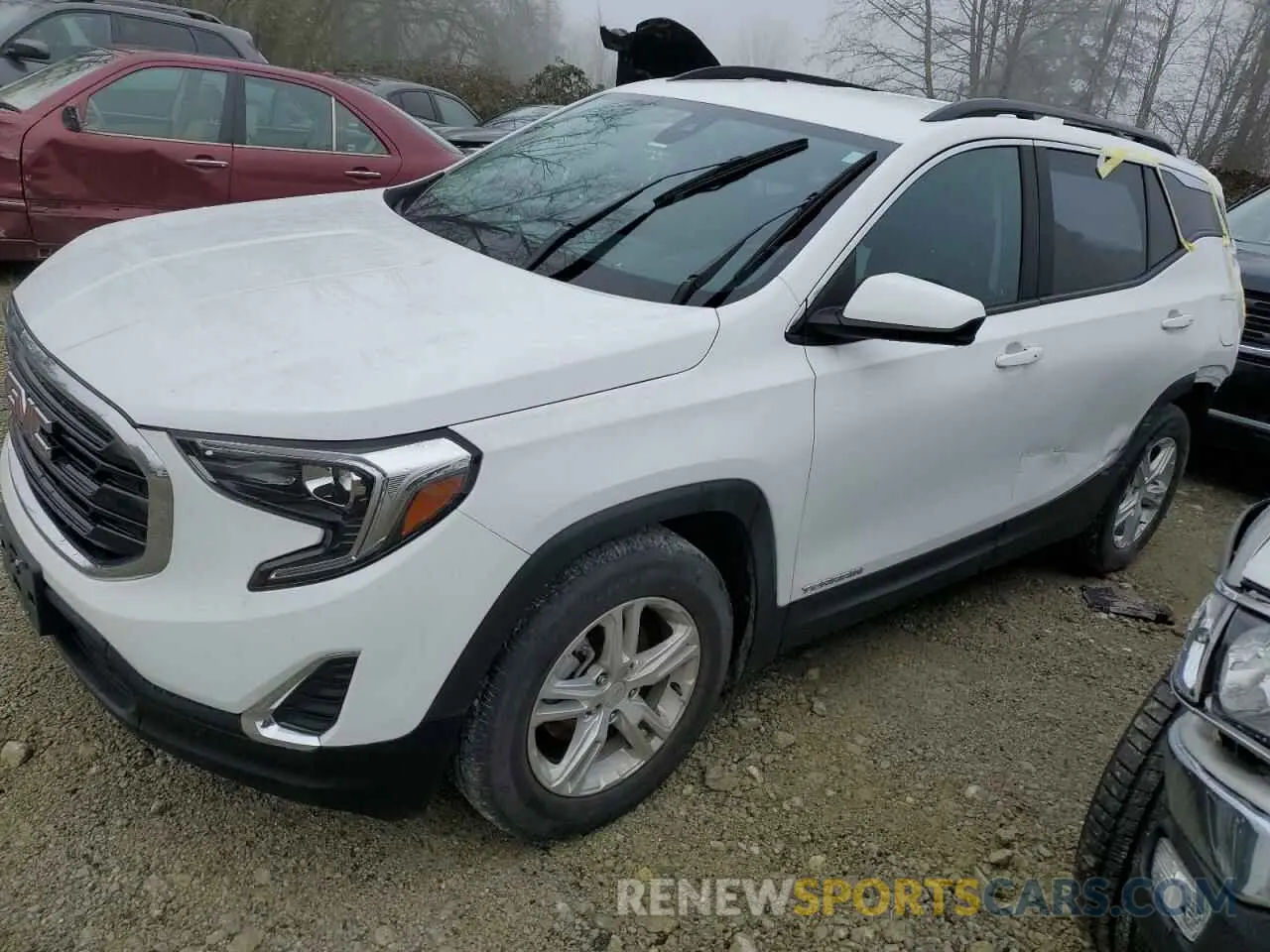 1 Photograph of a damaged car 3GKALMEV7ML347782 GMC TERRAIN 2021