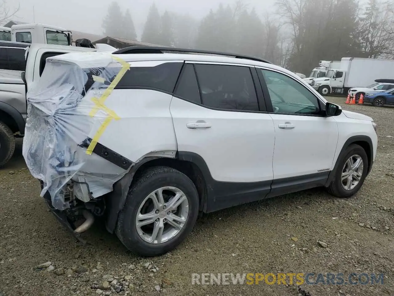 3 Photograph of a damaged car 3GKALMEV7ML347782 GMC TERRAIN 2021