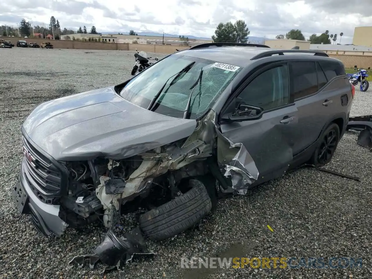 1 Фотография поврежденного автомобиля 3GKALMEV7ML362606 GMC TERRAIN 2021