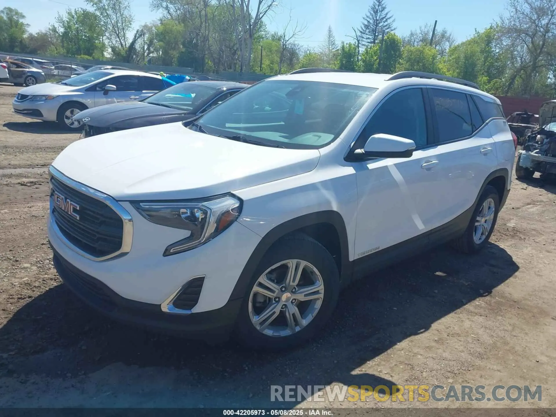 2 Photograph of a damaged car 3GKALMEV8ML372366 GMC TERRAIN 2021