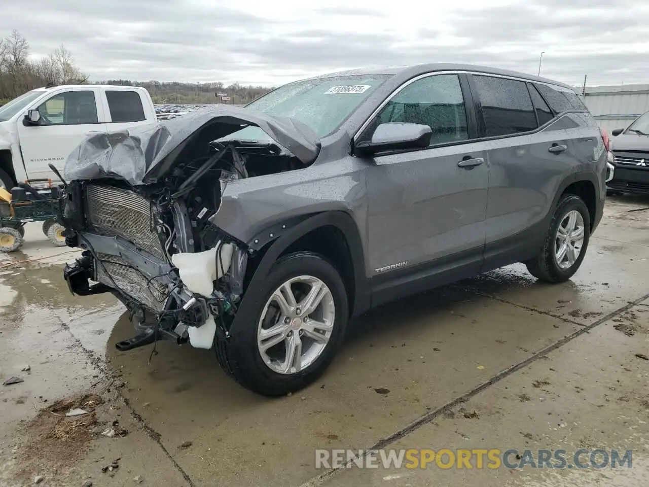 1 Photograph of a damaged car 3GKALMEV8ML383934 GMC TERRAIN 2021