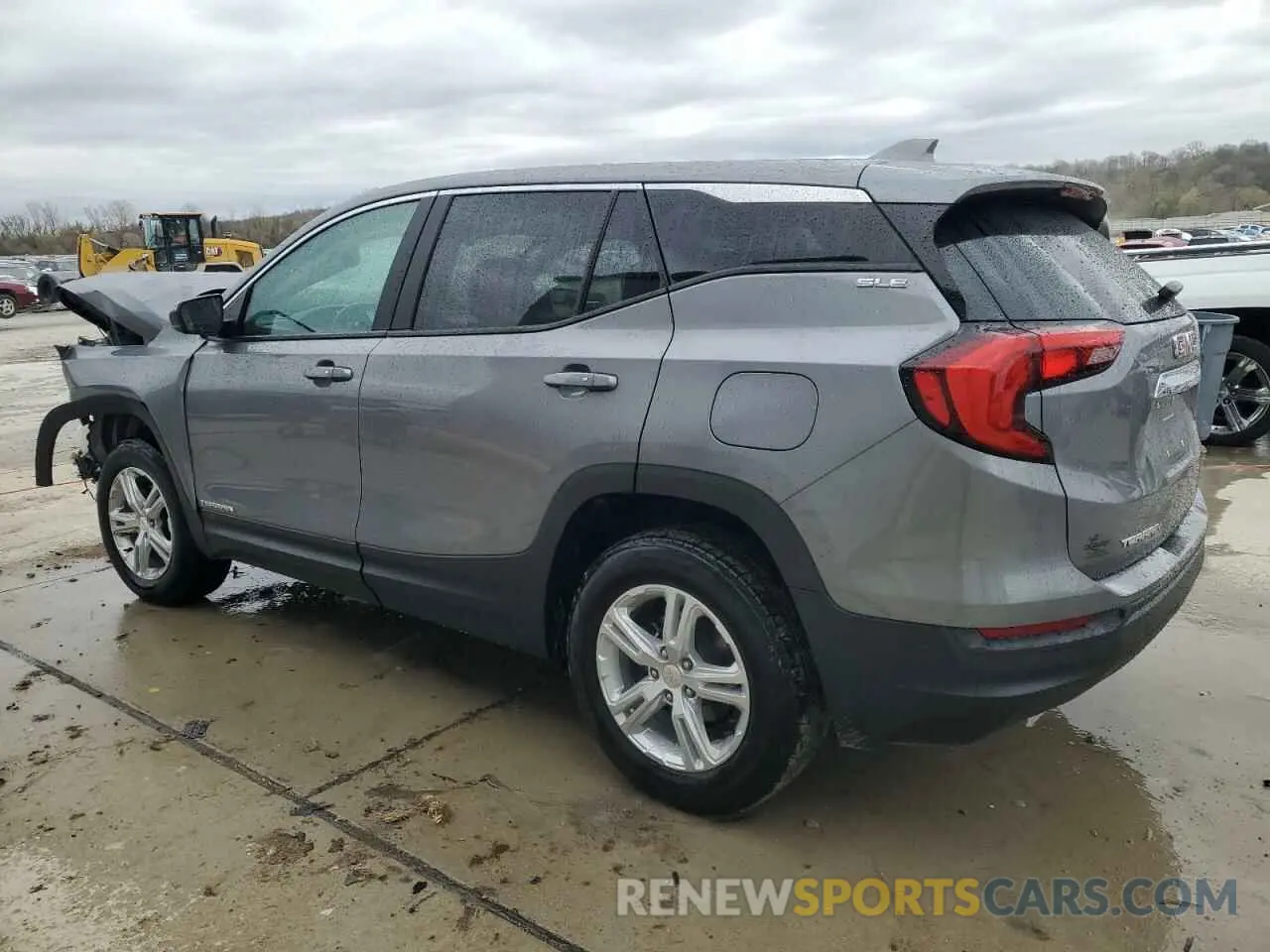 2 Photograph of a damaged car 3GKALMEV8ML383934 GMC TERRAIN 2021