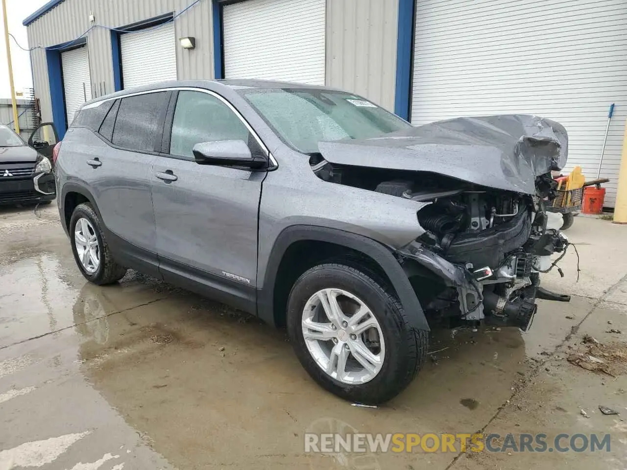 4 Photograph of a damaged car 3GKALMEV8ML383934 GMC TERRAIN 2021