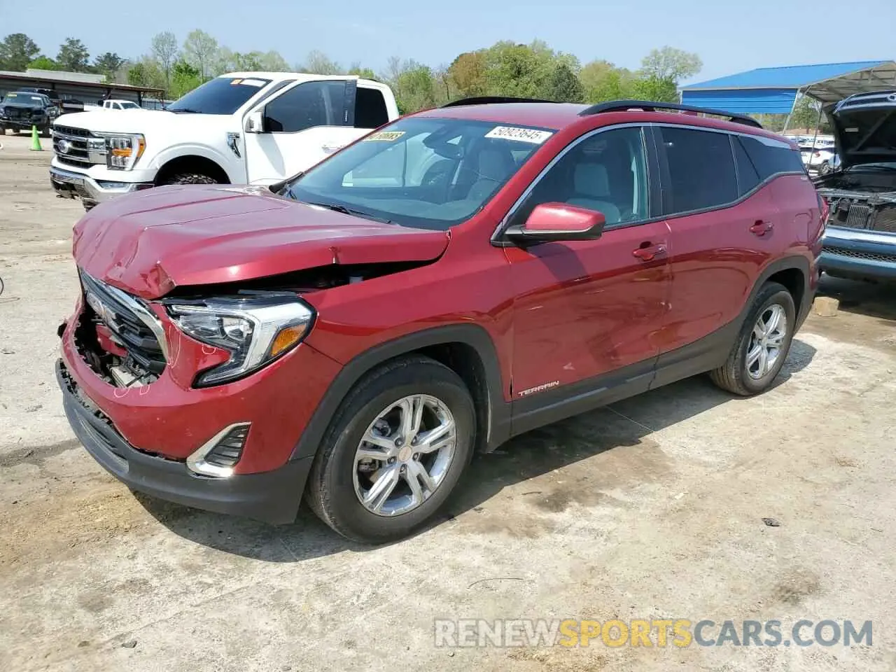 1 Фотография поврежденного автомобиля 3GKALMEVXML328434 GMC TERRAIN 2021
