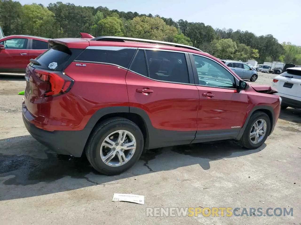 3 Фотография поврежденного автомобиля 3GKALMEVXML328434 GMC TERRAIN 2021
