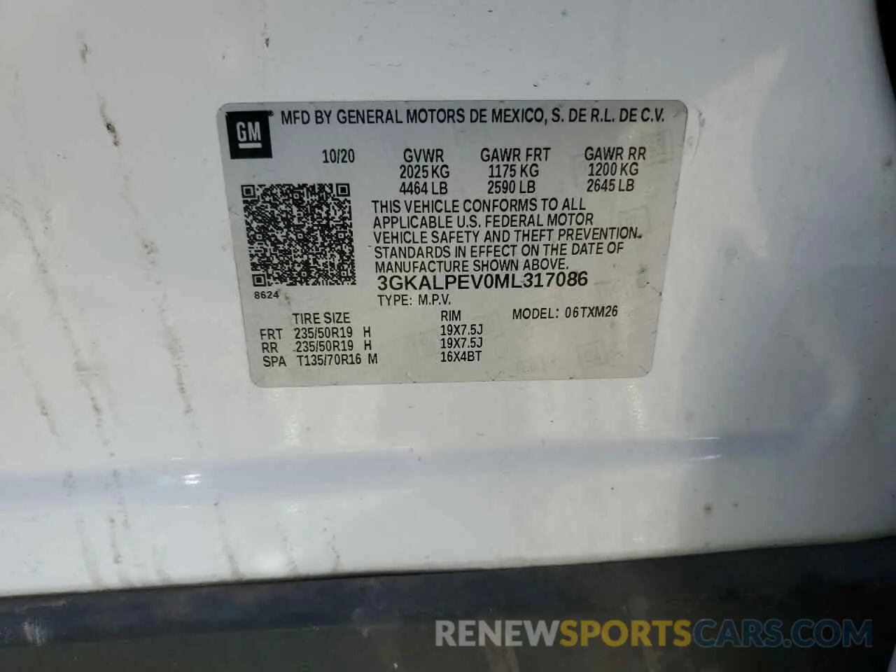 15 Фотография поврежденного автомобиля 3GKALPEV0ML317086 GMC TERRAIN 2021
