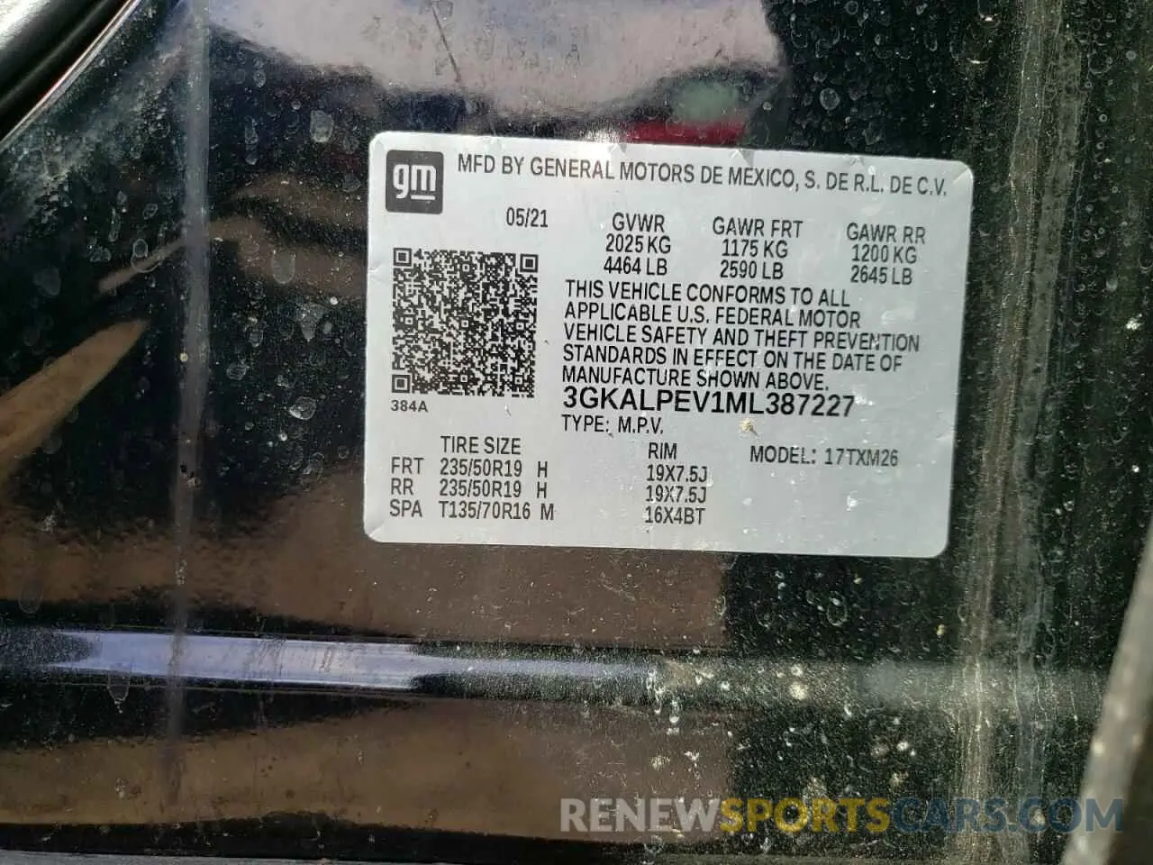 14 Фотография поврежденного автомобиля 3GKALPEV1ML387227 GMC TERRAIN 2021