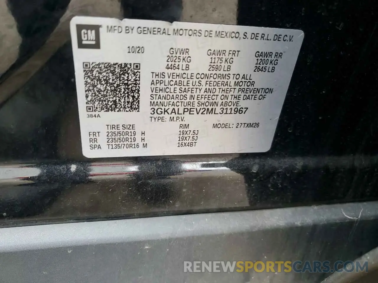 13 Фотография поврежденного автомобиля 3GKALPEV2ML311967 GMC TERRAIN 2021