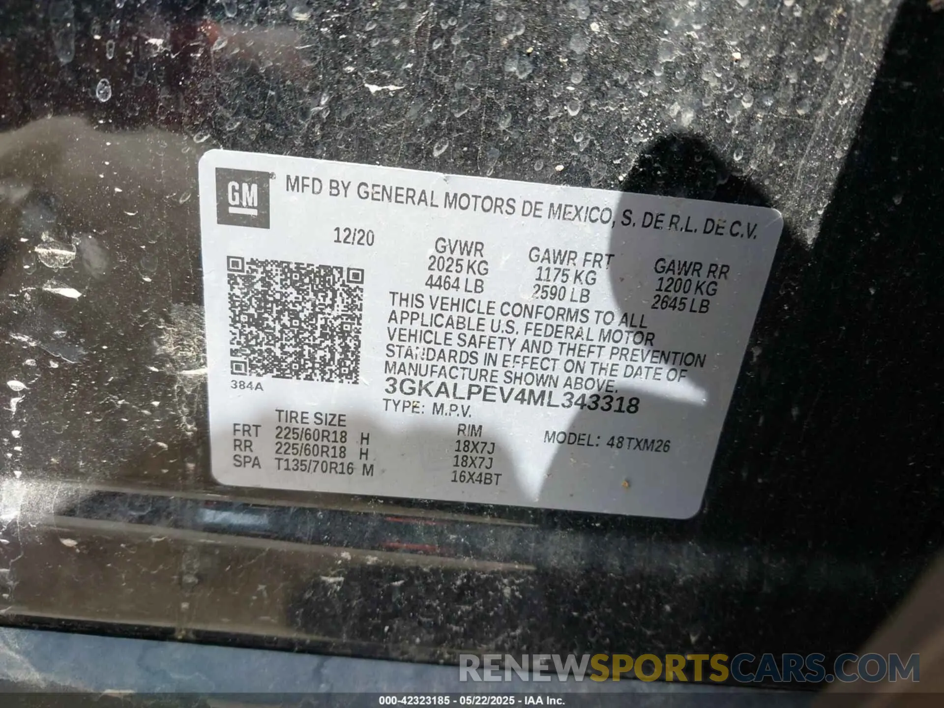 9 Photograph of a damaged car 3GKALPEV4ML343318 GMC TERRAIN 2021