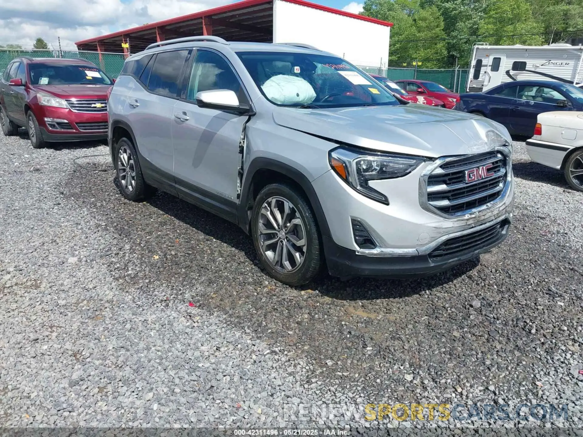 1 Photograph of a damaged car 3GKALPEV5ML317536 GMC TERRAIN 2021
