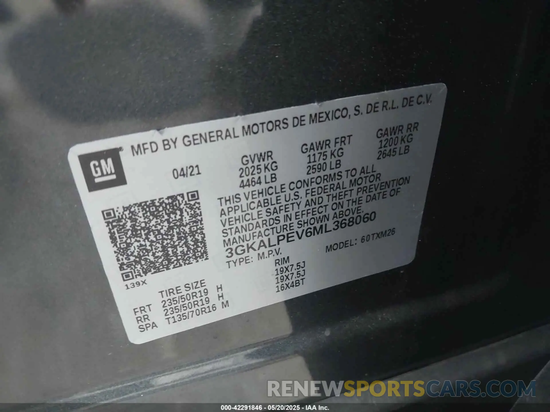 9 Фотография поврежденного автомобиля 3GKALPEV6ML368060 GMC TERRAIN 2021