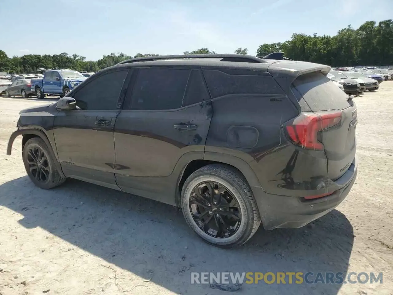 2 Photograph of a damaged car 3GKALPEV7ML325976 GMC TERRAIN 2021