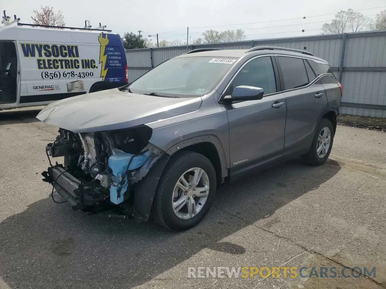 1 Photograph of a damaged car 3GKALTEV1ML367696 GMC TERRAIN 2021