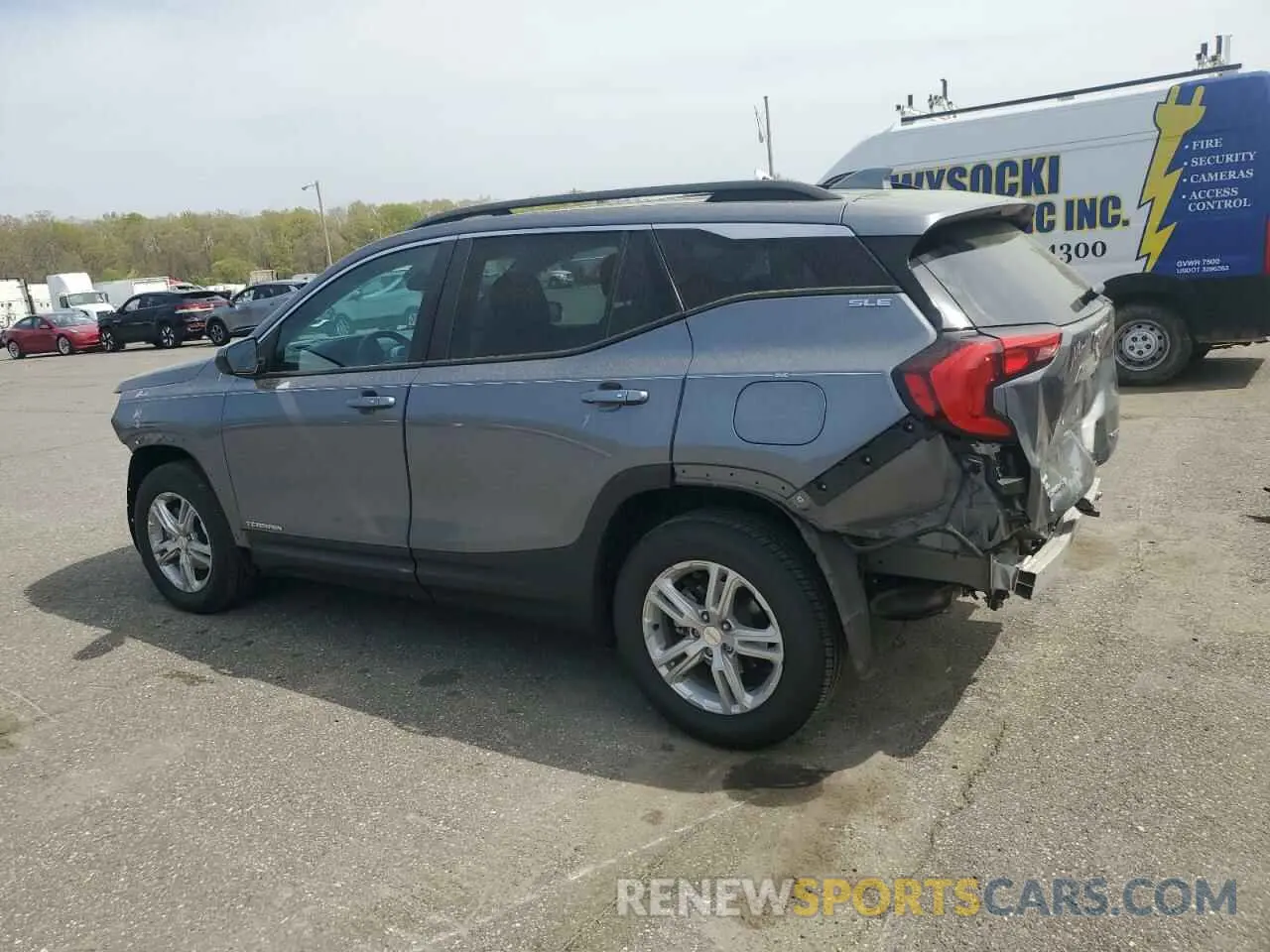 2 Photograph of a damaged car 3GKALTEV1ML367696 GMC TERRAIN 2021